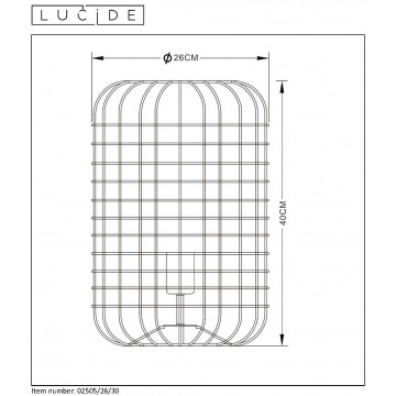 Схема с размерами Lucide 02505/26/30