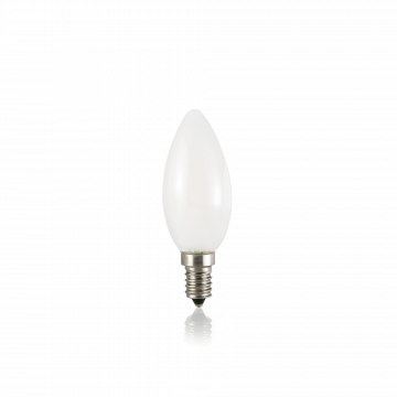 Филаментная светодиодная лампа Ideal Lux LAMPADINA CLASSIC E14 4W OLIVA BIANCO 3000K 101231 свеча E14 4W (теплый) 240V