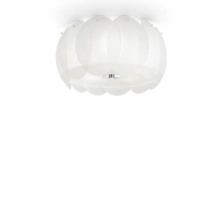 Потолочный светильник Ideal Lux OVALINO PL5 093963, 5xE27x60W, стекло - миниатюра 1