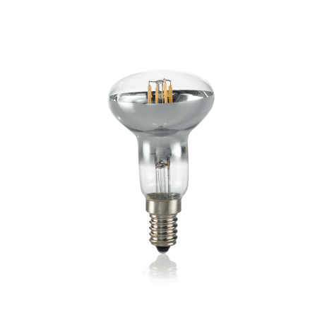 Филаментная светодиодная лампа Ideal Lux LAMPADINA CLASSIC E14 4W SPOT CROMO 3000K 101255 грибок E14 4W (теплый) 240V - миниатюра 1