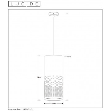 Схема с размерами Lucide 13451/01/31