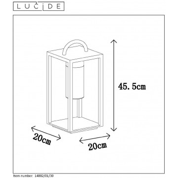 Схема с размерами Lucide 14882/01/30