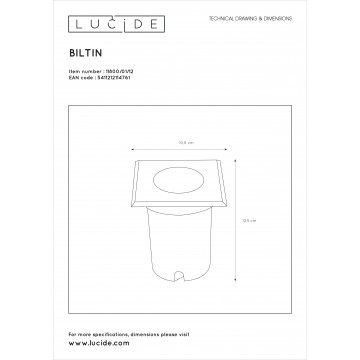 Схема с размерами Lucide 11800/01/12