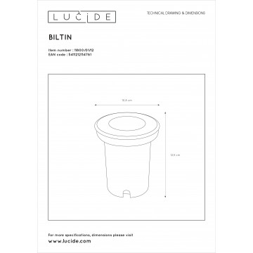 Схема с размерами Lucide 11801/01/12