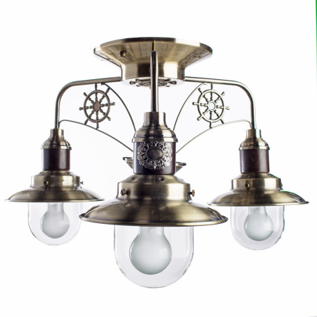 Потолочная люстра Arte Lamp Sailor A4524PL-3AB, 3xE27x60W