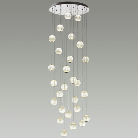 Светодиодная люстра-каскад Odeon Light Crystal 5007/120L, LED 120W 4000K 6600lm - миниатюра 3