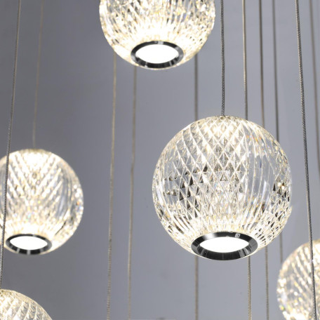 Светодиодная люстра-каскад Odeon Light Crystal 5007/120L, LED 120W 4000K 6600lm - миниатюра 4