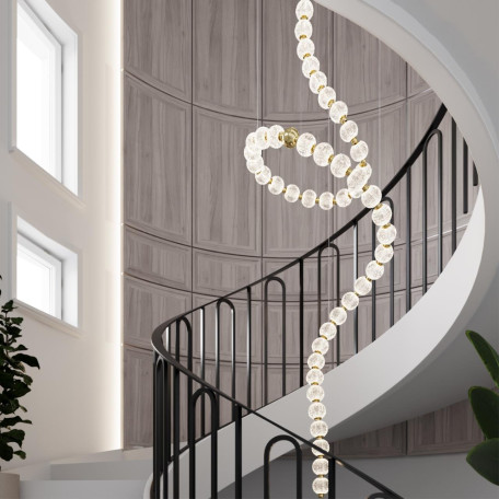 Светодиодная люстра-каскад Odeon Light Crystal 5008/132L, LED 132W 4000K 6600lm - миниатюра 4