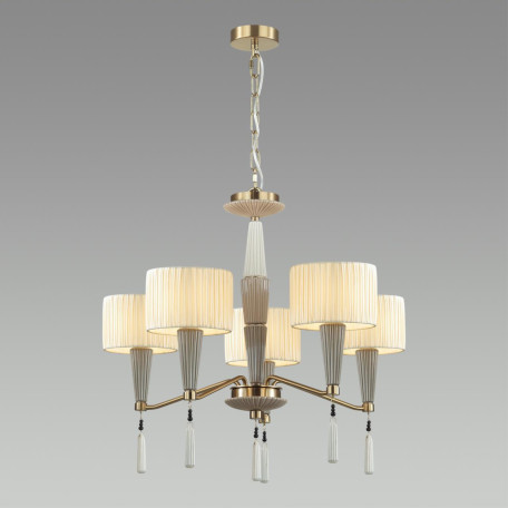 Люстра на штанге Odeon Light Exclusive Latte 5403/5, 5xE14x40W - миниатюра 5