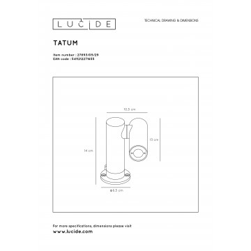 Схема с размерами Lucide 27893/05/29