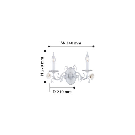 Схема с размерами F-Promo 2134-2W