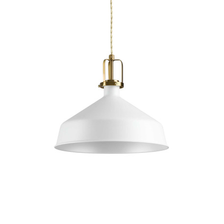 Подвесной светильник Ideal Lux ERIS-2 SP1 BIANCO 238135, 1xE27x60W - миниатюра 1