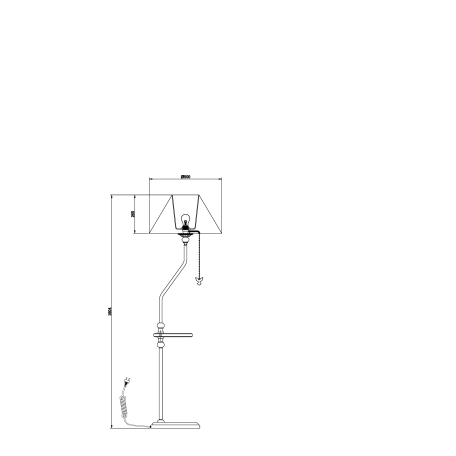 Схема с размерами Maytoni ARM023-FL-01-S