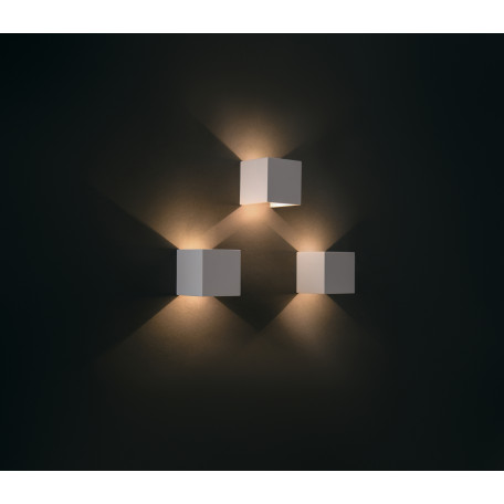 Настенный светодиодный светильник Maytoni Parma C155-WL-02-3W-W, LED 12W 3000K 600lm CRI80 - миниатюра 5