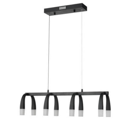 Подвесная светодиодная люстра Vele Luce Negro VL7102P08, LED 32W 4000K 1920lm