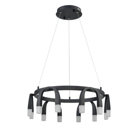 Подвесная светодиодная люстра Vele Luce Negro VL7102P12, LED 48W 4000K 2880lm - миниатюра 3