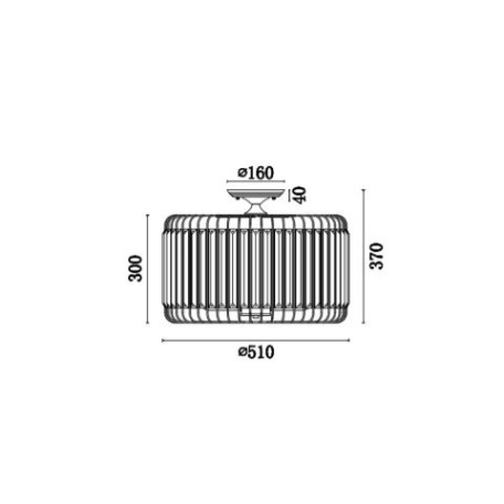 Схема с размерами Vele Luce VL3044L05