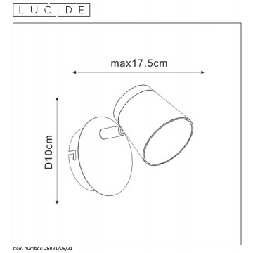 Схема с размерами Lucide 26991/05/31