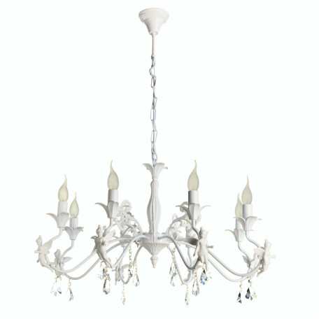 Подвесная люстра Arte Lamp Angelina A5349LM-8WH, 8xE14x40W