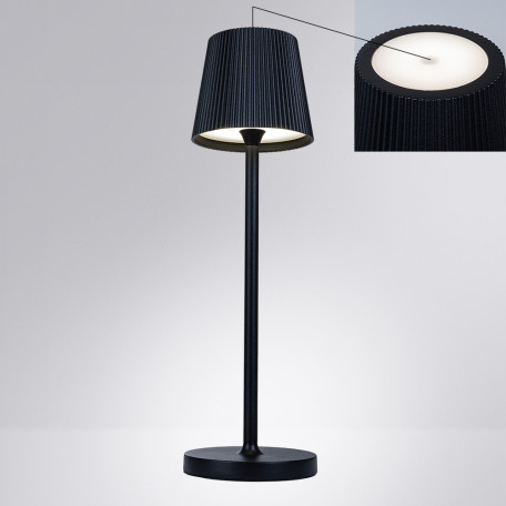 Настольная светодиодная лампа Arte Lamp Fuyue A1616LT-1BK, IP65, LED 3W 4000K 250lm CRI85 - миниатюра 3