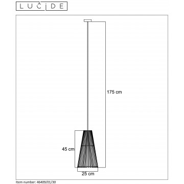 Схема с размерами Lucide 46409/01/30