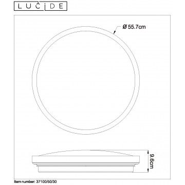 Схема с размерами Lucide 37100/50/30