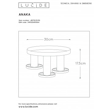 Схема с размерами Lucide 45179/13/30