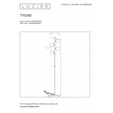 Схема с размерами Lucide 45774/04/02