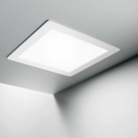 Светодиодная панель Ideal Lux GROOVE 10W SQUARE 3000K 123981, LED 10W 3000K 800lm CRI≥80, белый, металл, пластик - миниатюра 2