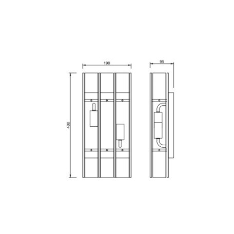 Схема с размерами Vele Luce VL5073W22