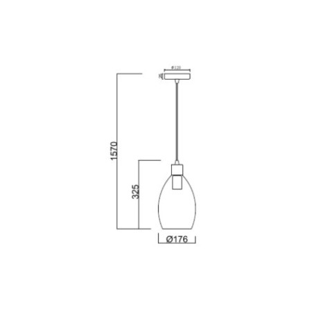 Схема с размерами Vele Luce VL5055P11