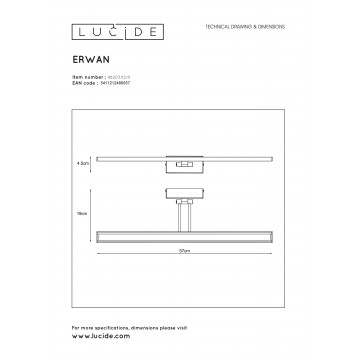 Схема с размерами Lucide 48203/12/11