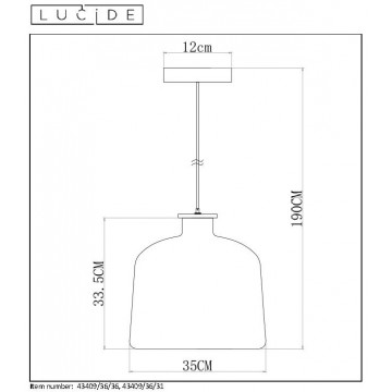 Схема с размерами Lucide 43409/36/31