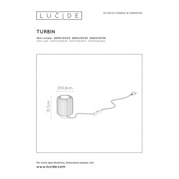 Схема с размерами Lucide 26500/05/02