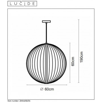 Схема с размерами Lucide 20414/60/01