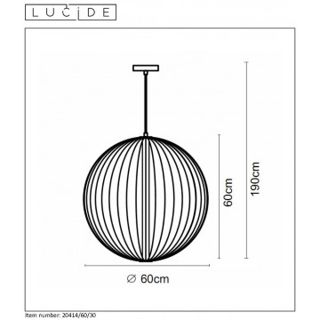 Схема с размерами Lucide 20414/60/30