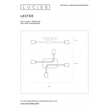 Схема с размерами Lucide 21118/04/30