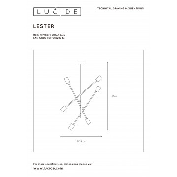 Схема с размерами Lucide 21119/06/30