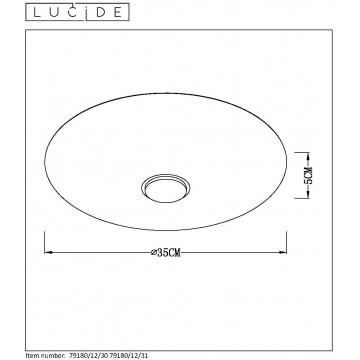 Схема с размерами Lucide 79180/12/30