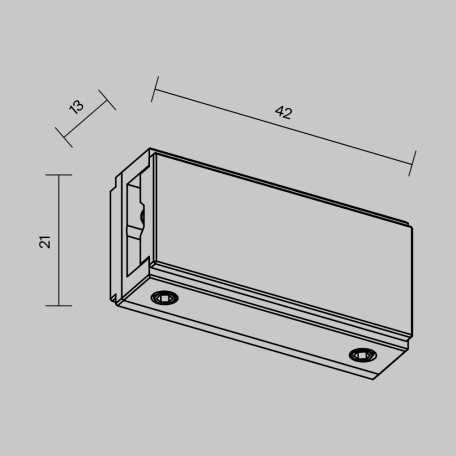 Схема с размерами Maytoni TRA200IPC-11B