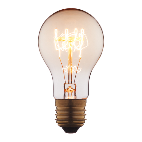 Лампа накаливания Loft It Edison Bulb 1004-SC груша E27 60W 220V, гарантия нет гарантии