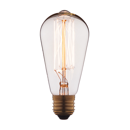 Лампа накаливания Loft It Edison Bulb 1007 прямосторонняя груша E27 40W 220V, гарантия нет гарантии