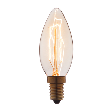 Лампа накаливания Loft It Edison Bulb 3525 свеча E14 25W 220V, гарантия нет гарантии