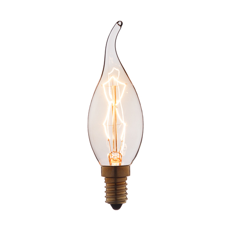 Лампа накаливания Loft It Edison Bulb 3540-TW свеча на ветру E14 40W 220V, гарантия нет гарантии