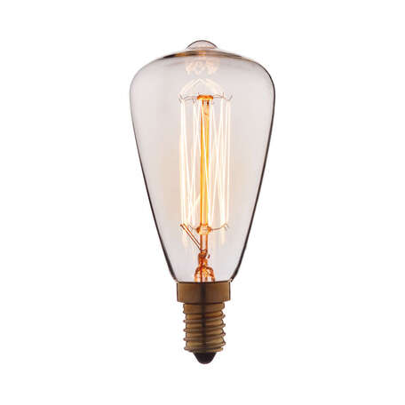 Лампа накаливания Loft It Edison Bulb 4840-F прямосторонняя груша E14 40W 220V, гарантия нет гарантии