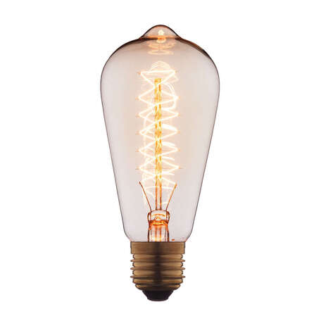 Лампа накаливания Loft It Edison Bulb 6460-CT прямосторонняя груша E27 60W 220V, гарантия нет гарантии