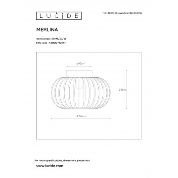 Схема с размерами Lucide 78193/30/66