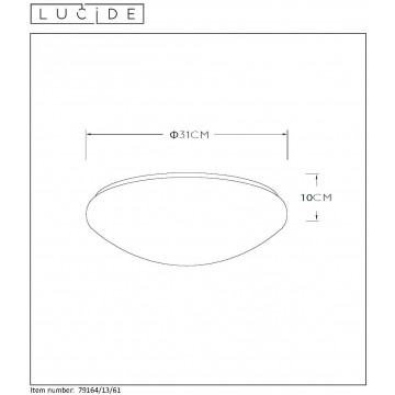 Схема с размерами Lucide 79164/13/61