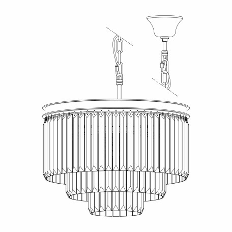 Схема с размерами Citilux CL332131