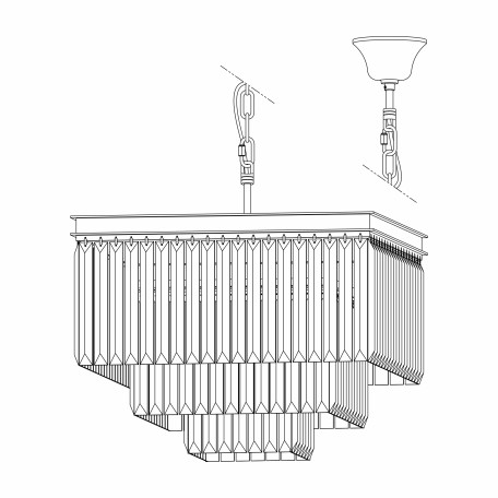 Схема с размерами Citilux CL332231